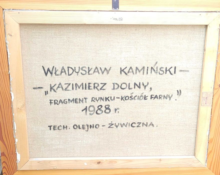 Wyjątkowy obraz Wlodka Kamińskiego - Kazimierz Dolny