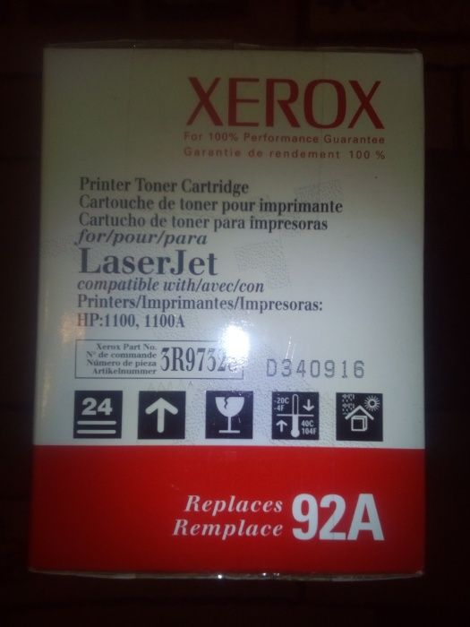 новий картридж XEROX 92A Part N 3R97328, Xerox DocuPrint N2125 X613