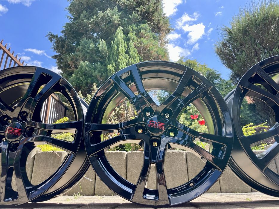 czarne vw 17 5x112 golf V VI seat leon skoda octavia audi a3 8p oz