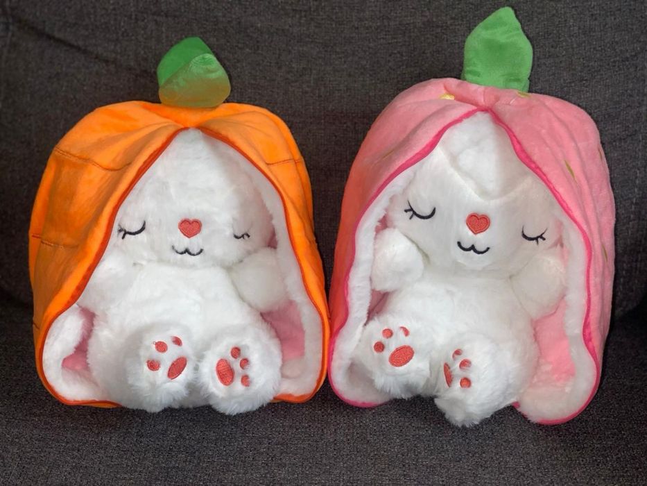 Іграшка дитяча зайчик дихаючий музичний для сну