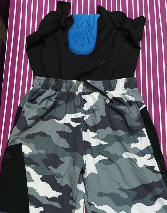 CALÇÕES Tomshoo Ciclismo Camuflado