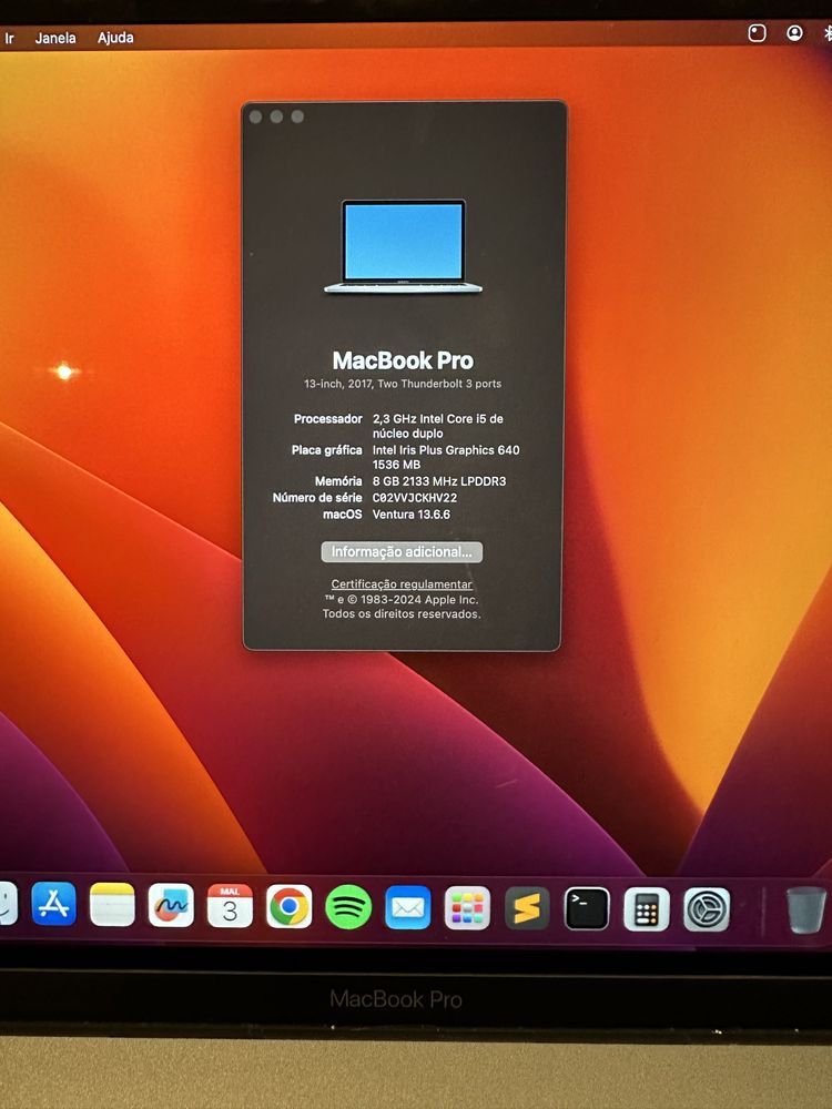 Macbook Pro 2017 13’’ Retina