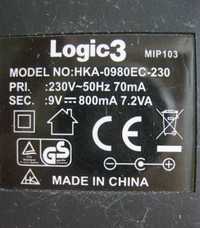Zasilacz Logic3  9V 800mA
