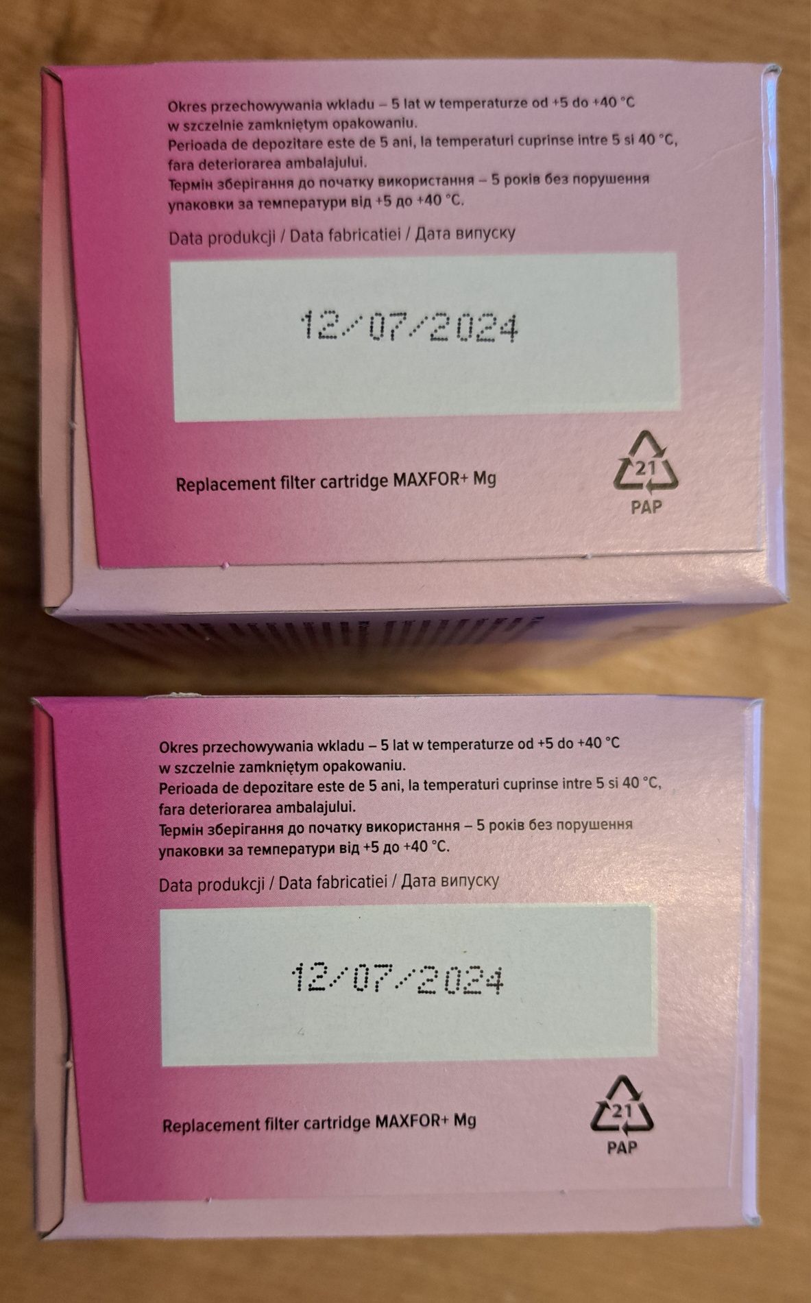 Wkład filtrujący AQUAPHOR MAXFOR + Mg z magnezem - 2 sztuki