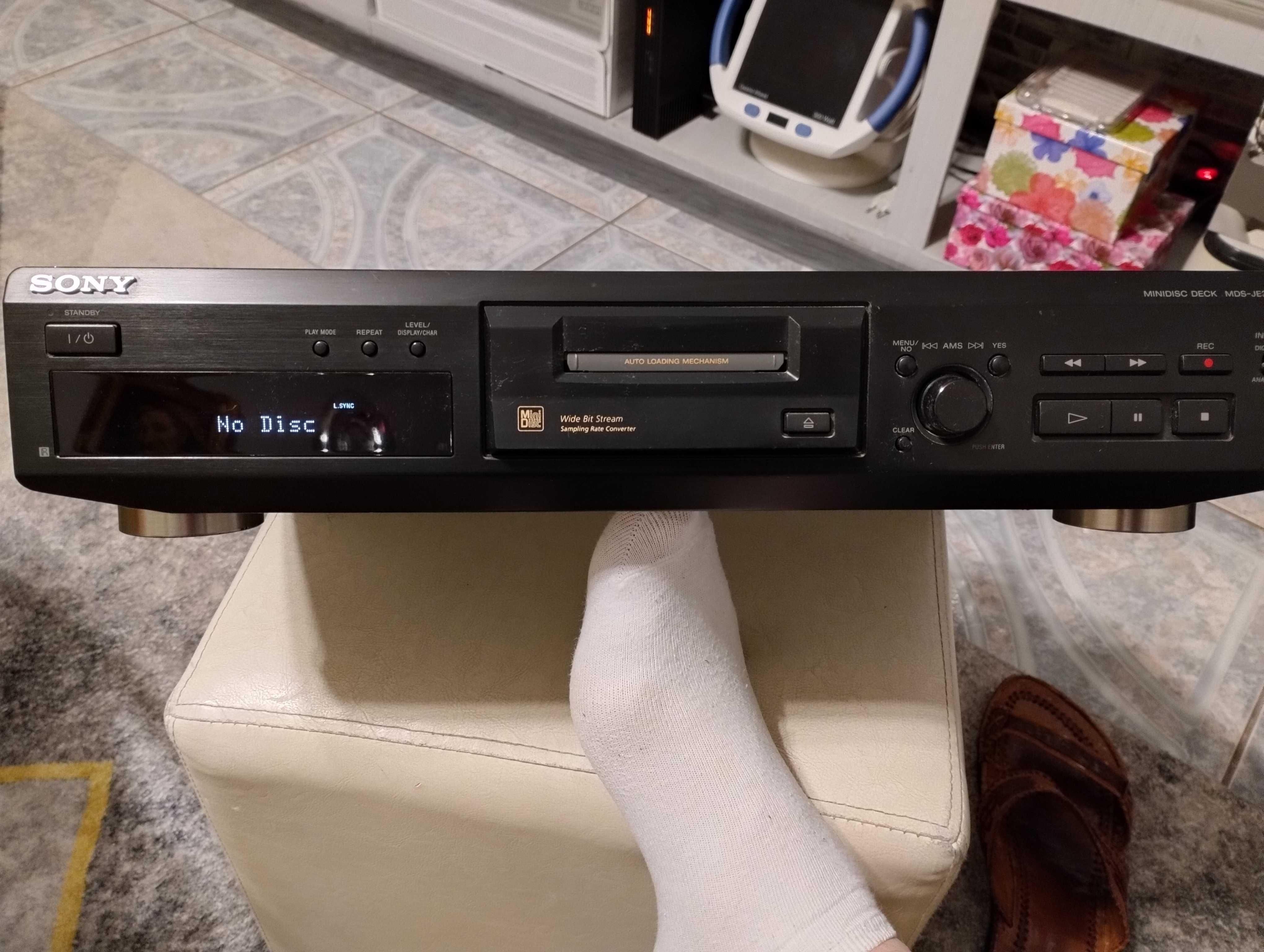 SONY Minidisc Deck MDS JE 330