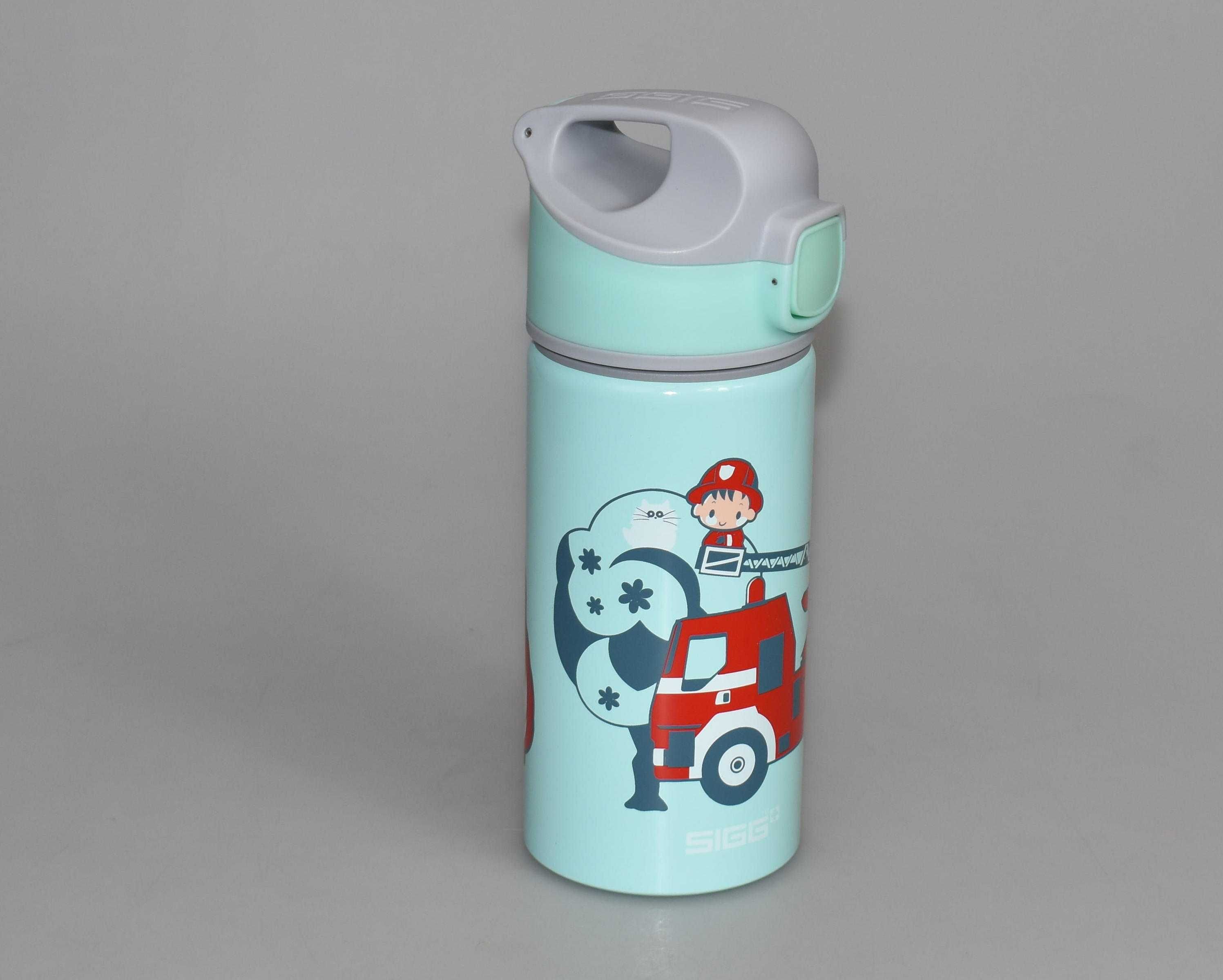 Bidon SIGG 400ml Fireman - aluminium, dla chłopców