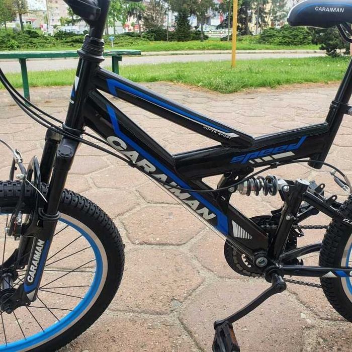 Rower Dziecięcy 20 cali Pełna Amortyzacja 3x7 biegów W-wa Ursynów