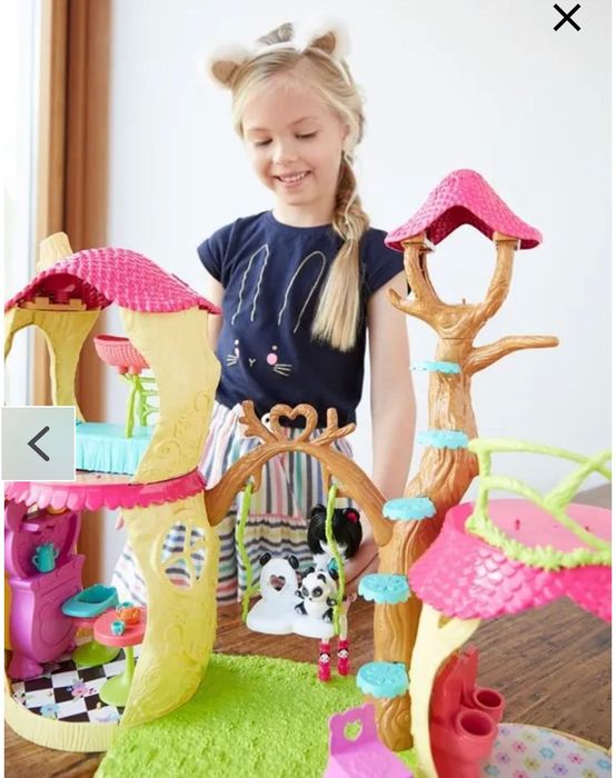 Mattel Enchantimals, Leśny domek, zestaw z figurkami