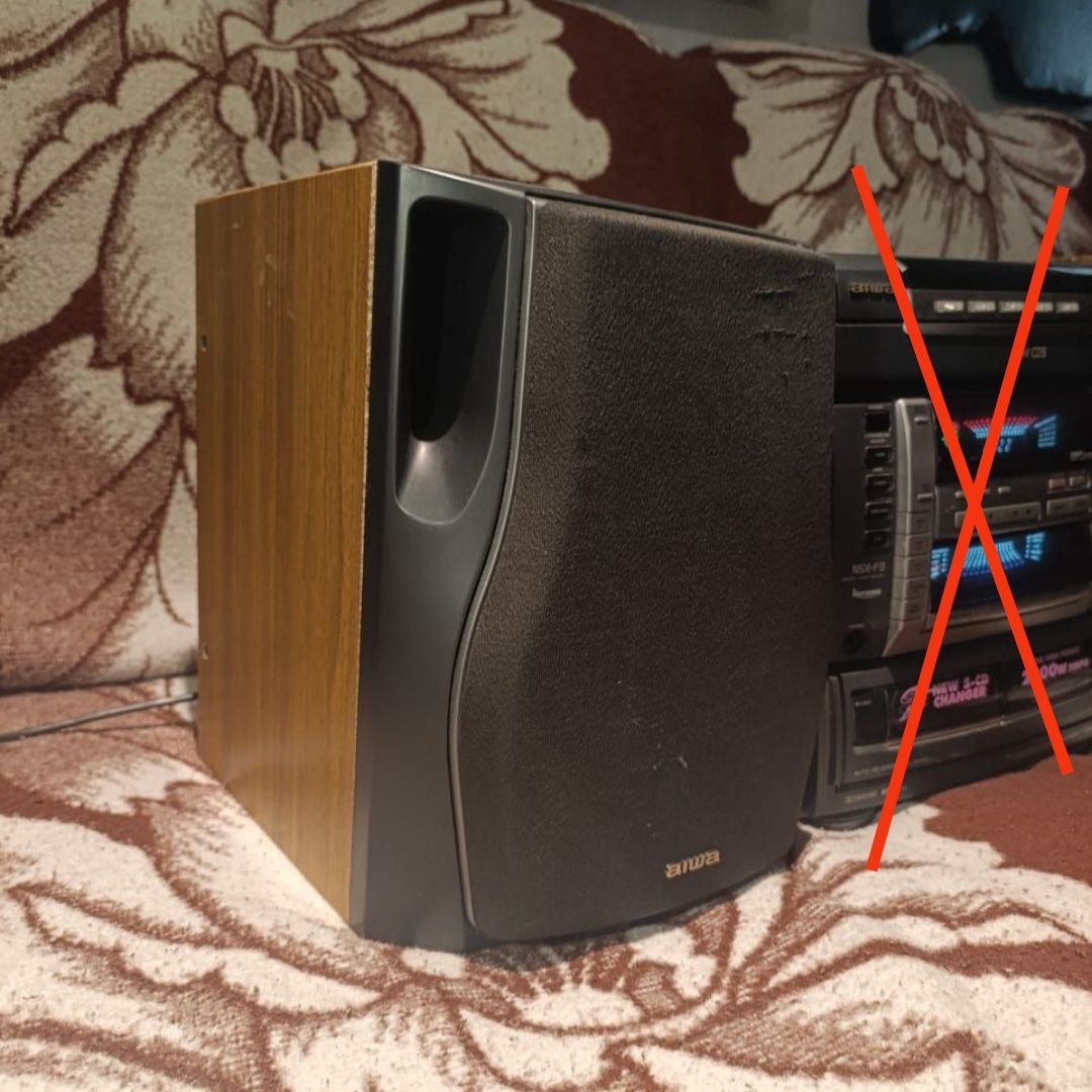 Колонки от Музыкального центра Aiwa Nsx F9. Звук! (только акустика!)