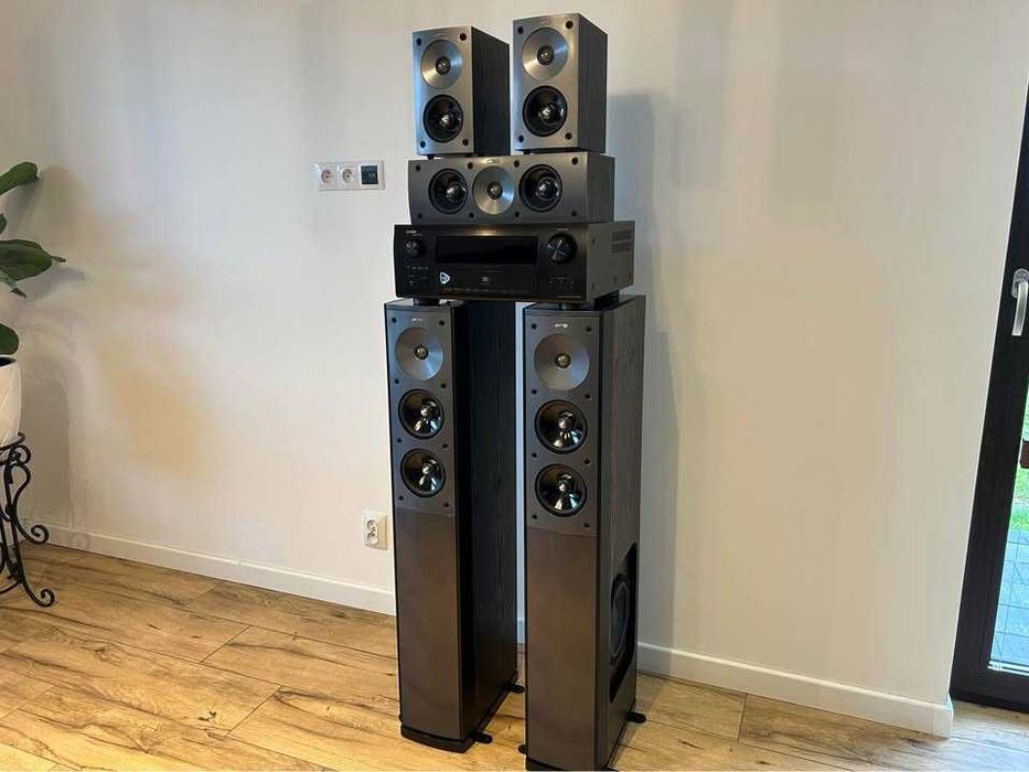 Mocne Kolumny Jamo S606 Kino Domowe [Frontowe, Surround, Centralny]