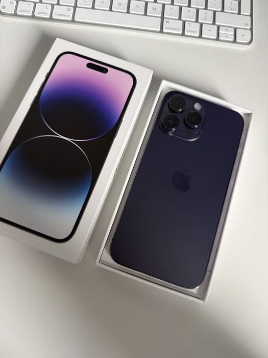 iPhone 14 Pro Max 128gb Deep Purple Bateria 93% od nowosci