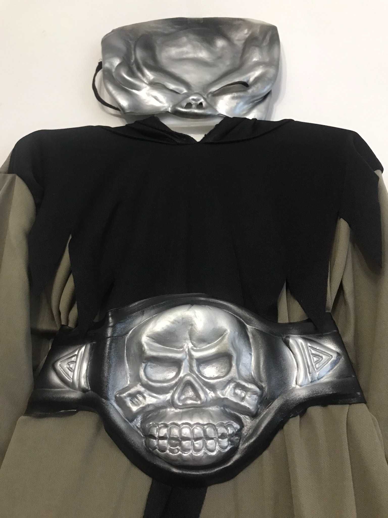 Fatos de carnaval disfarce de Caveira Skull 4-6 anos