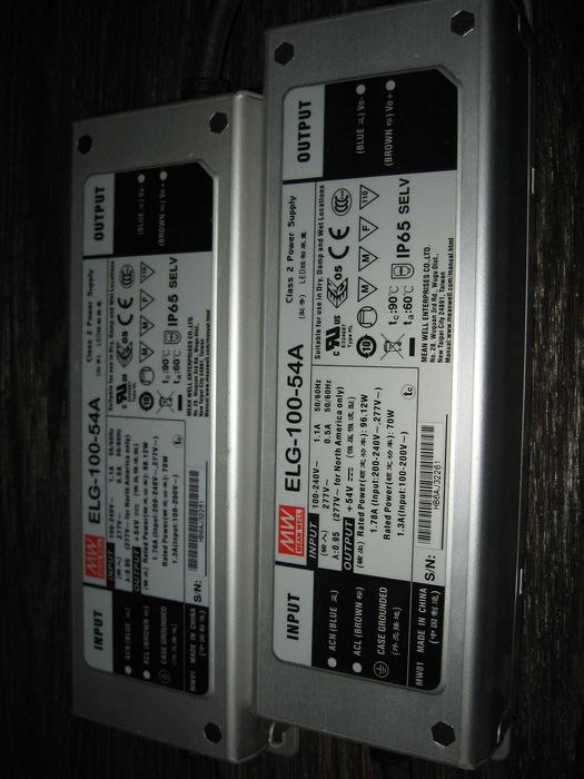 LED-драйвер ELG-150-42A  ELG-100-36A  ELG-100-54A