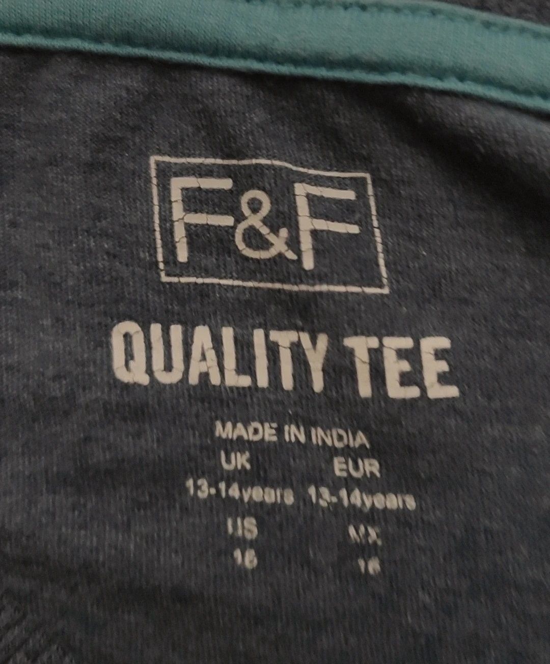 Granatowa koszulka z długim rękawem F&F