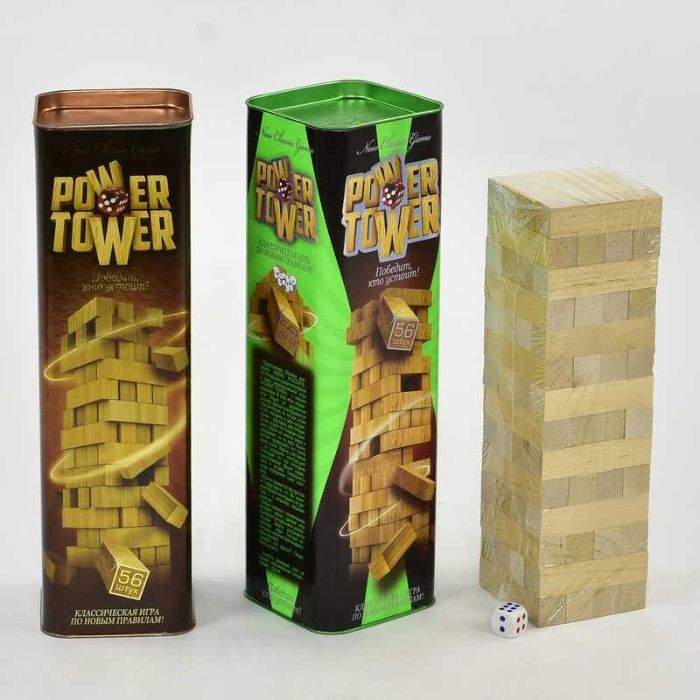 Игра Power Tower Данко Тойс (джанга, дженга, jenga, вега, башня)