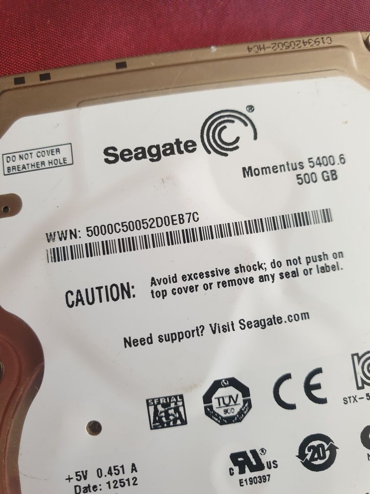 Жёсткий диск Seagate Momentus 5400.6 500Gb