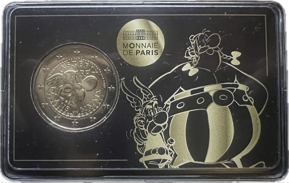 Coincard Moeda 2€ - Asterix França 2019