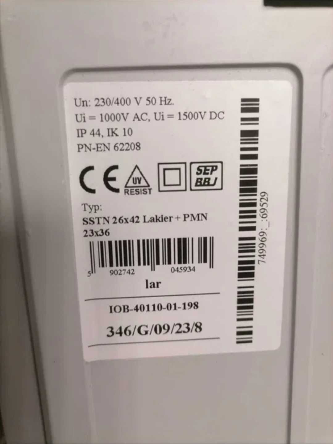 Obudowa INCOBEX 26x40 UV Nowa Termoutwardzalna złącze szafka skrzynka