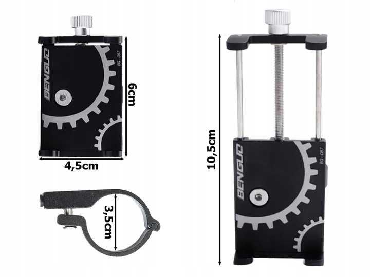 Uchwyt rowerowy aluminium 14412