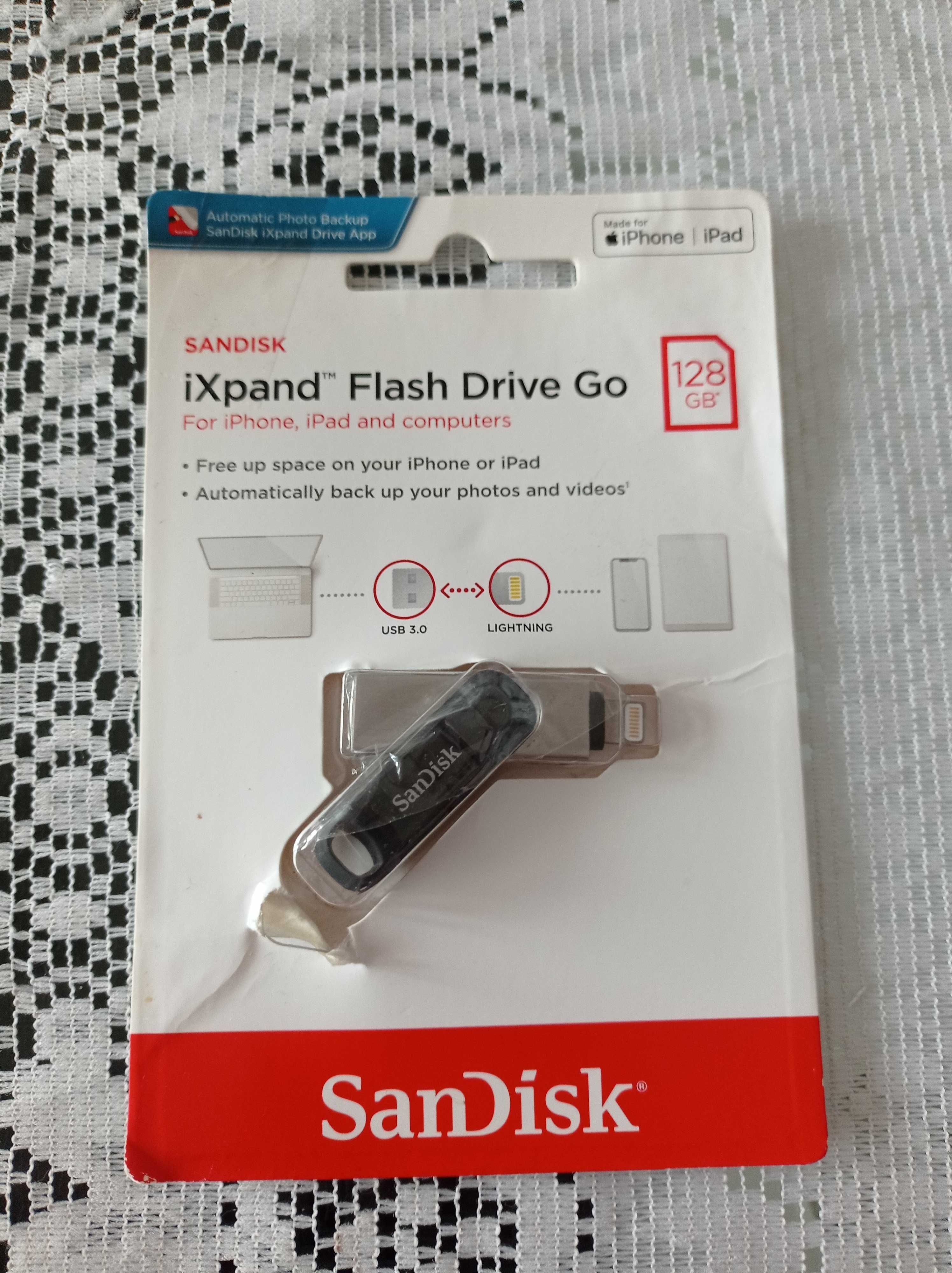 Pendrive SanDisk iXpand Go SDIX60N-128G-GN6NE