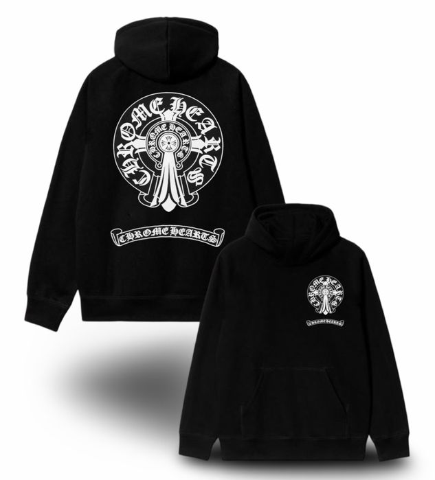 Худи Chrome Hearts Logo унисекс Хром Хартс толстовка кофта лонгслив