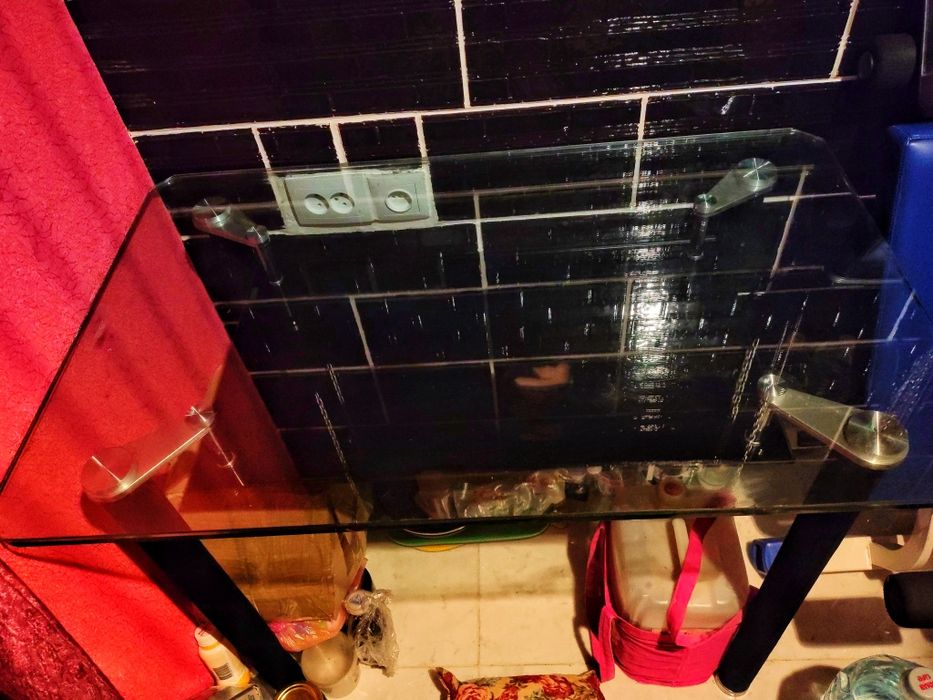 Стол стеклянный скло стіл