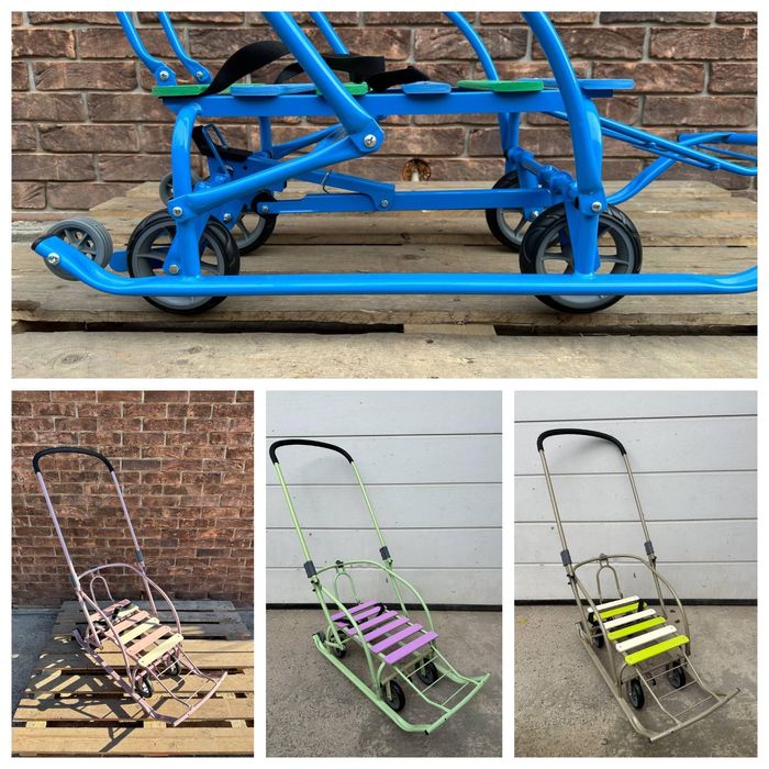 Безкоштовна доставка Санки з колесами Мрія Патріот сани