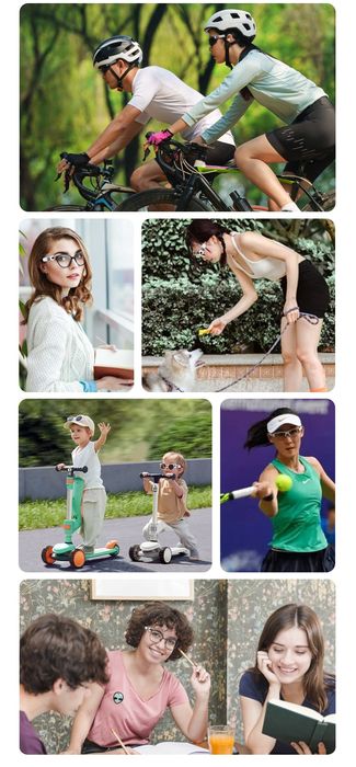 Kamera WiFi w Okularach 2.7K HD FPV z Ekranem IPS MKING MK110