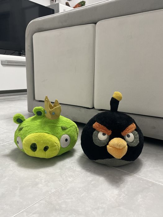 Peluches Angry Birds (excelente estado e com etiqueta)