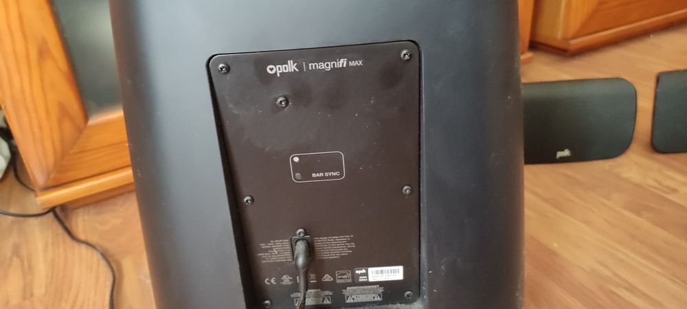 Polk Audio MagniFi MAX SR Barra de Som 5.1 Sem Fios 400W, em ótimo est