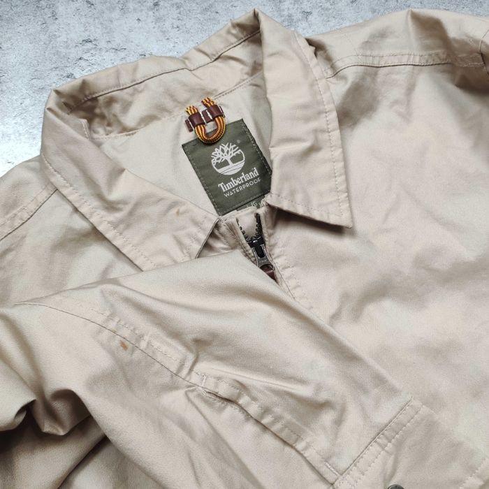 MĘSKA Lekka Kurtka Elegancka PREMIUM Harington Timberland Haft Logo