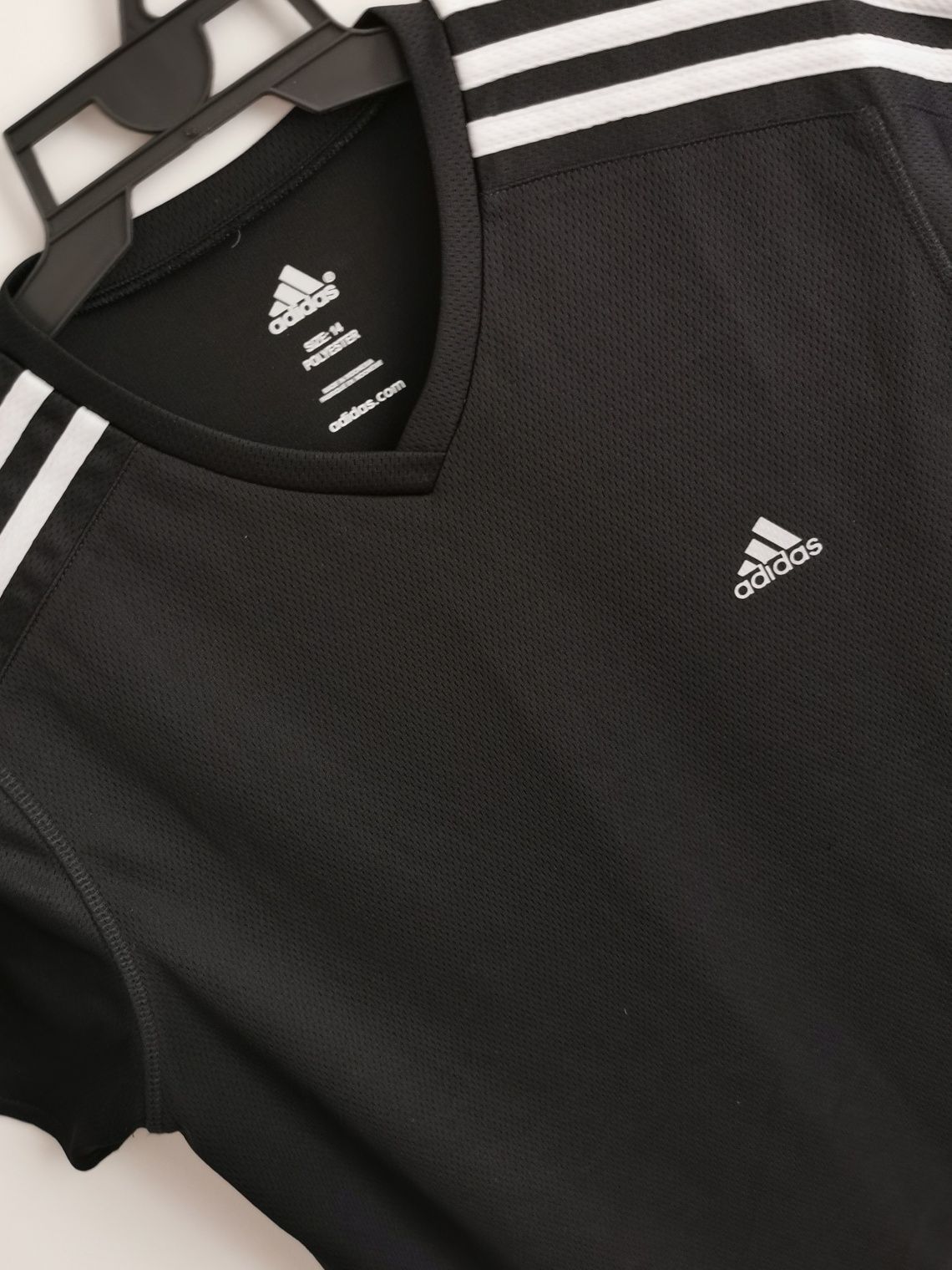 Adidas t-shirt koszulka krótki rękaw sportowa logowana damska L