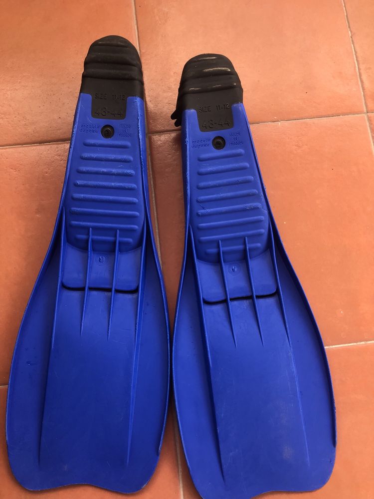 barbatanas snorkeling/ caça submarina