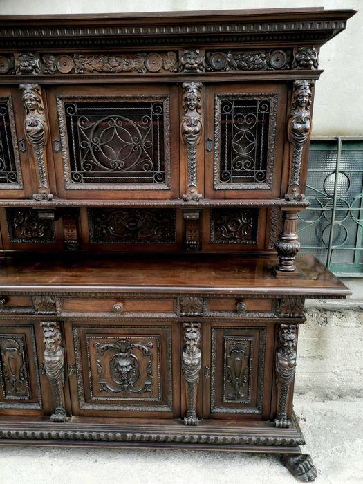 *Kunsztowny kredens, neorenesans włoski, antyk* transport