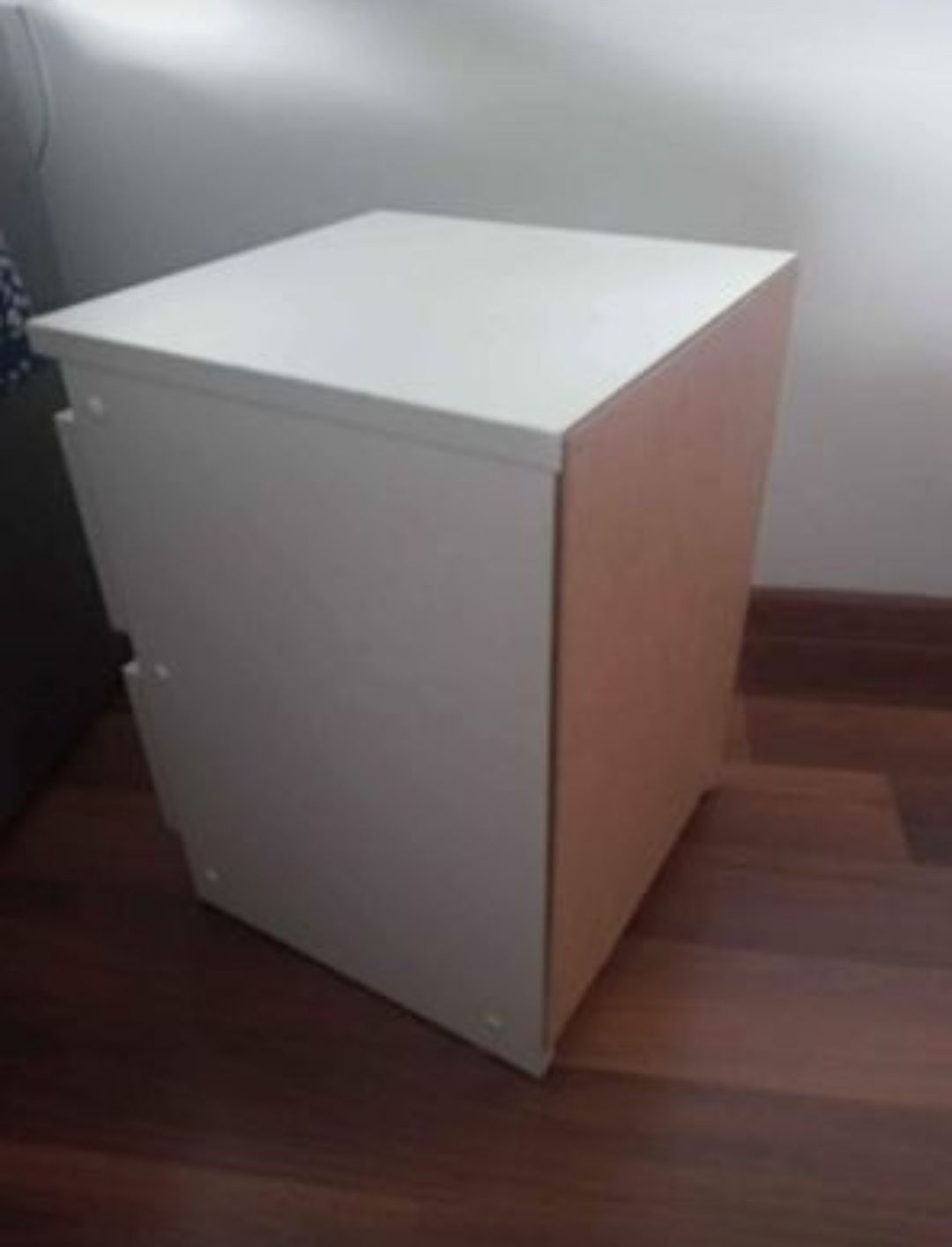 Nowa biała szafka nocna 2 szuflady