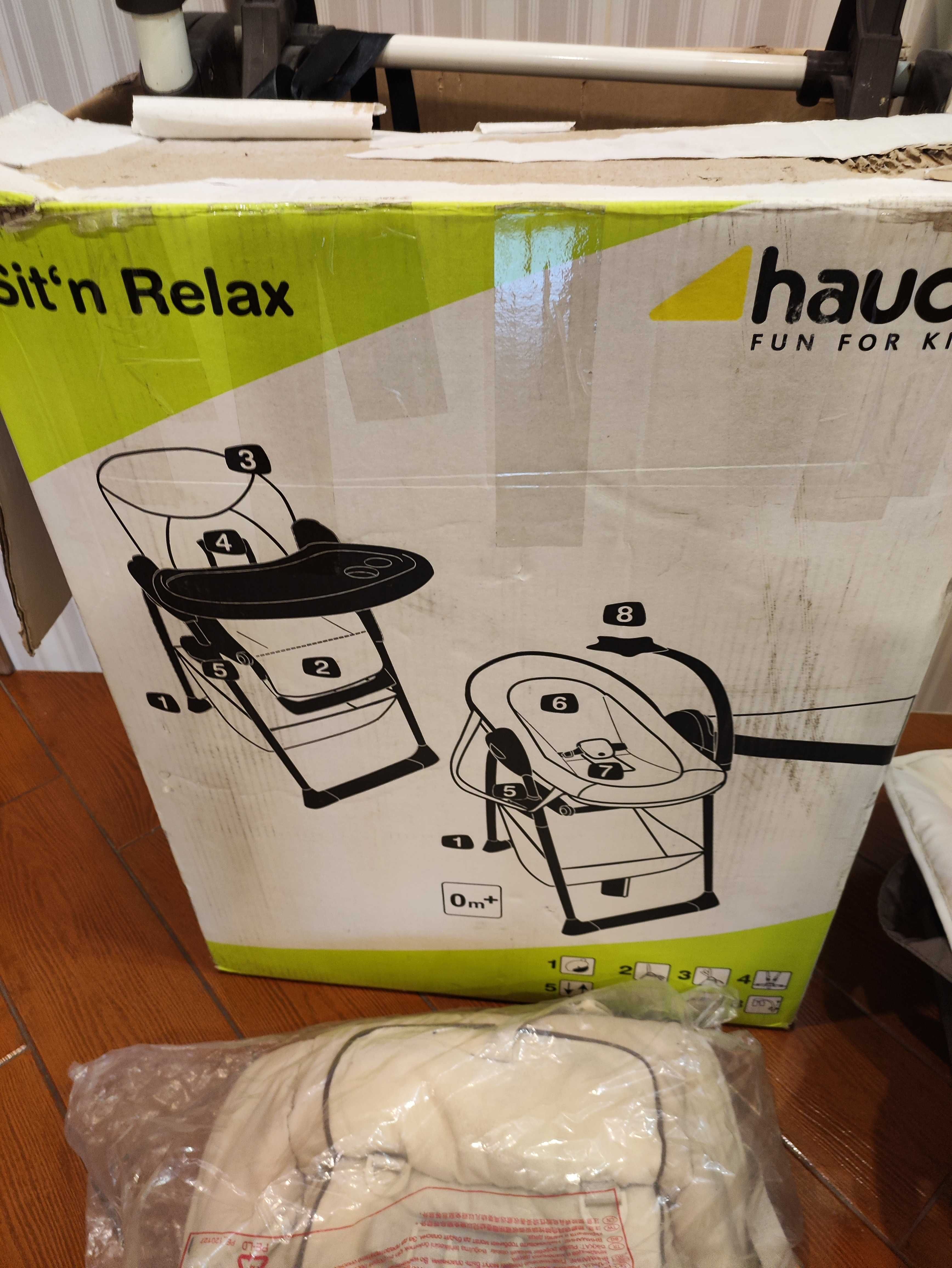 Hauck Sit'n Relax 2 в 1 Стульчик для кормления и детская качалка 0+