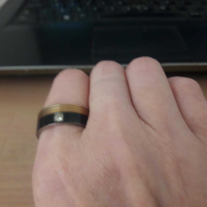 Pierścionek obrączka damska firmy APART z cyrkonią śred, 20 mm +GRATIS