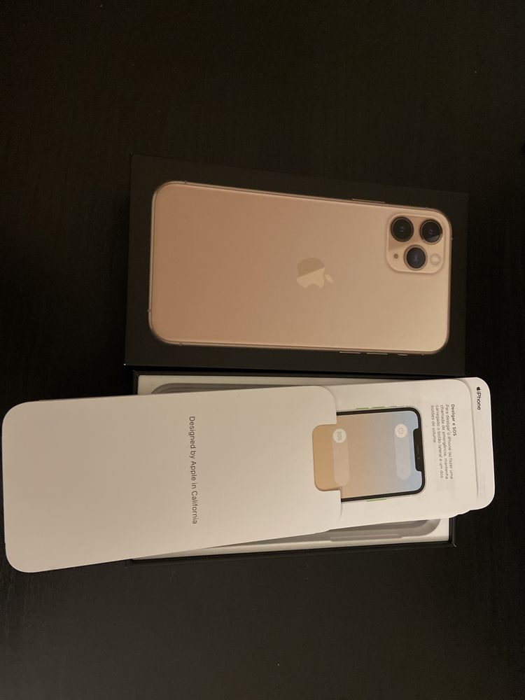 Caixa iPhone 11 Pro gold