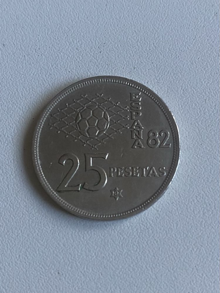 Moeda 25 pesetas 1982