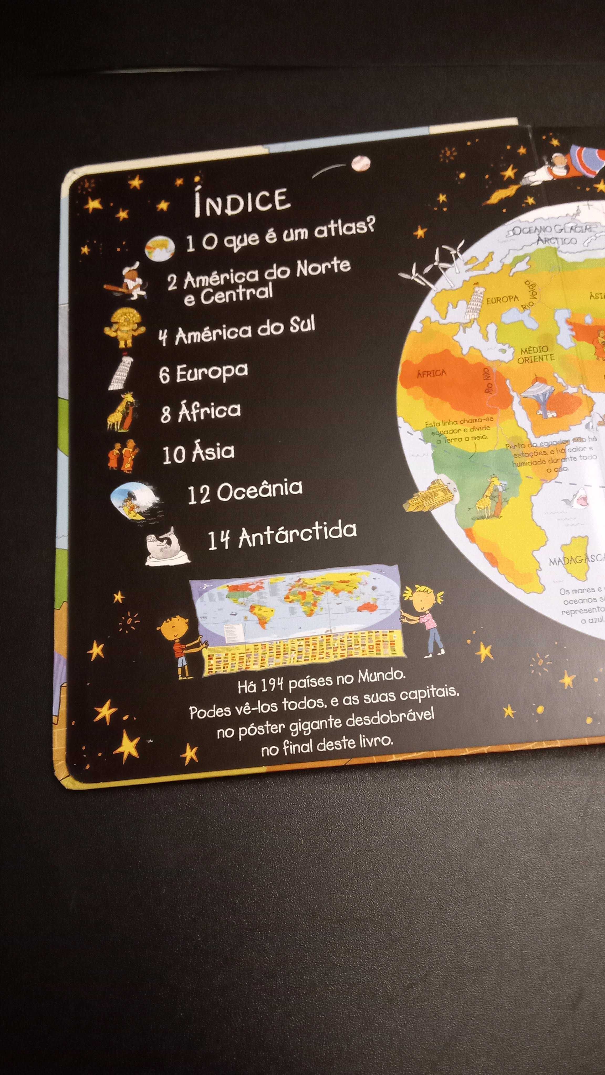 Espreita o atlas (para 5 anos)