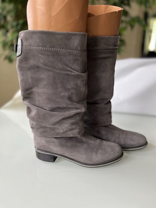 Чоботи сапоги замшеві Baldinini 37/ 24см