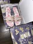 Christian dior klapki laczki sandalki pudrowy roz rozowe 39 premium