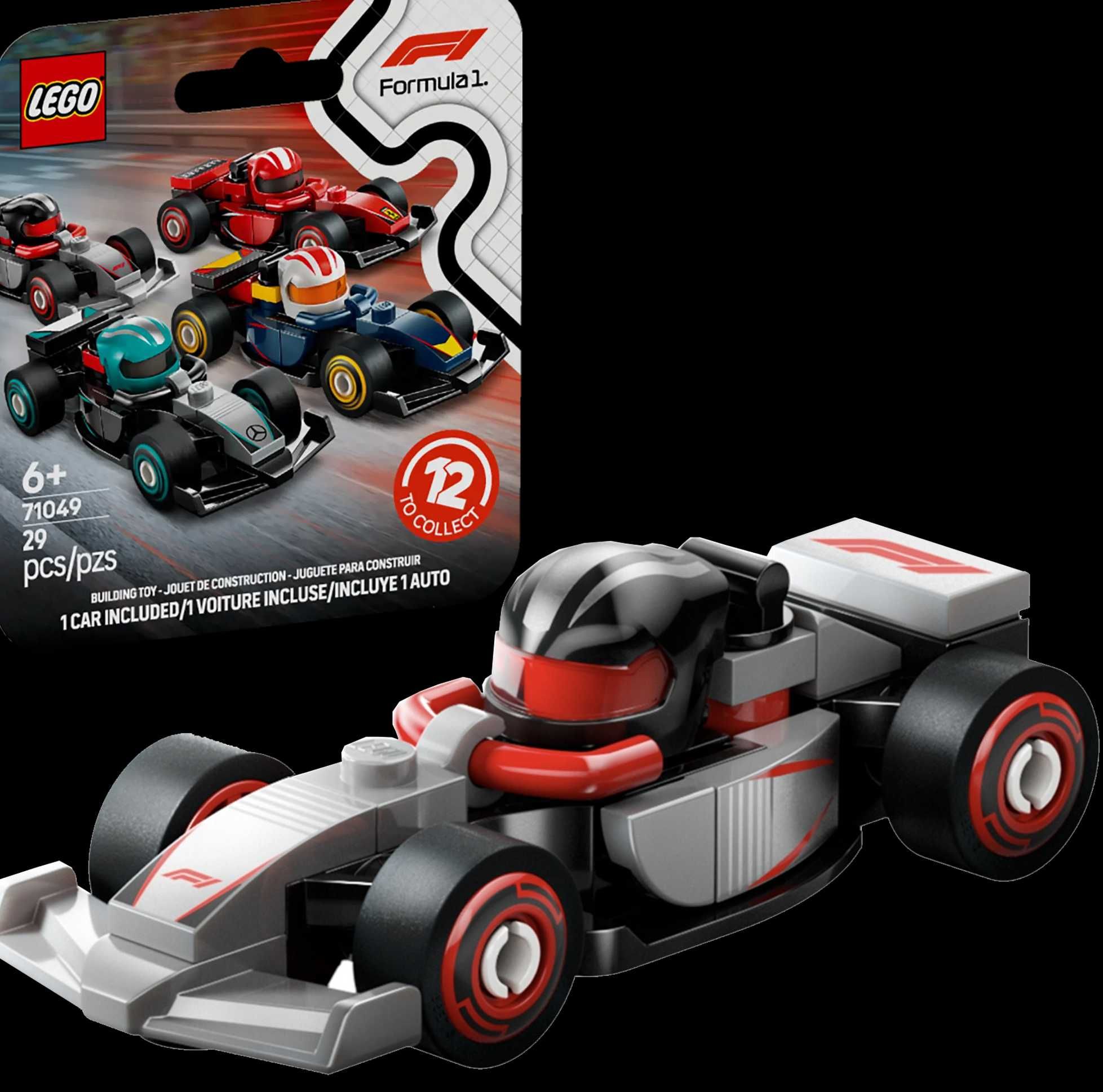 71049 - lego minifigures - bolid formuła f1 bolid f1;