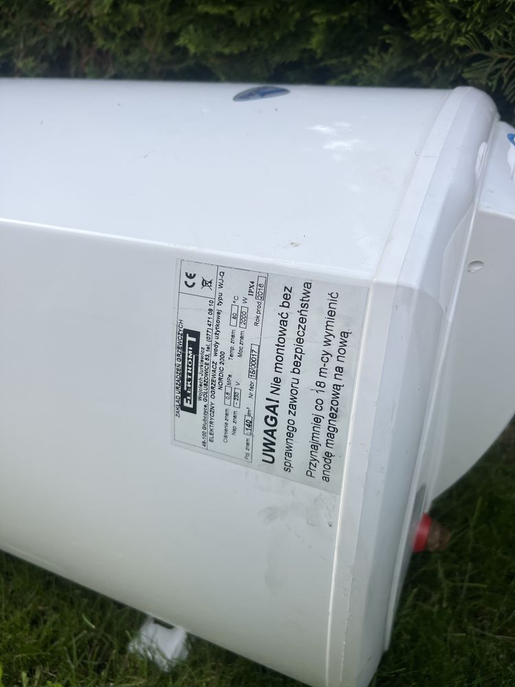 Boiler 140 l NORDIC uszkodzona grzalka