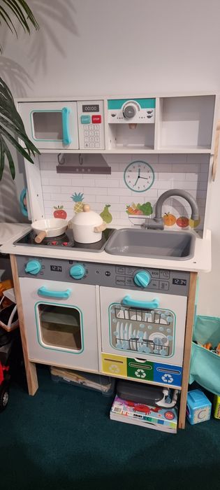 Cozinha Brincar com caixa Original + avental e chapeu Cozinheiro Inclu