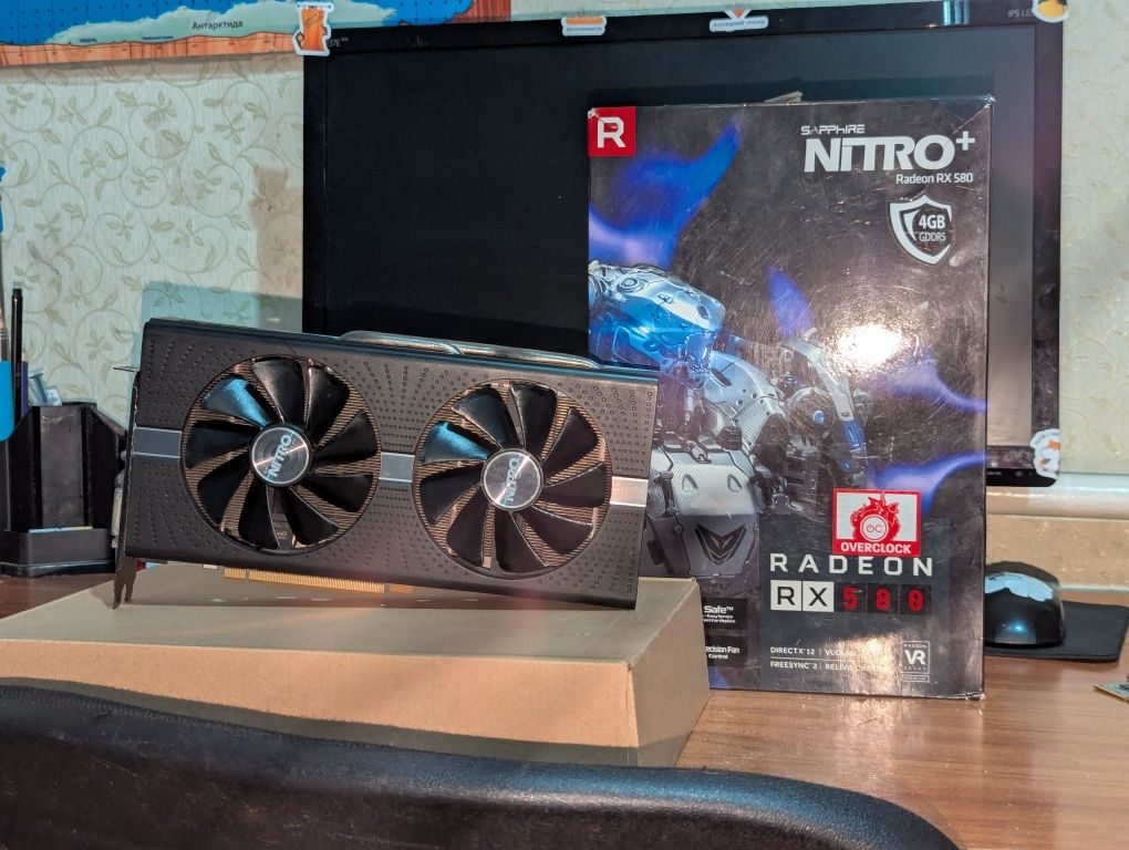 Видеокарта Sapphire Radeon Rx580 (4gb)