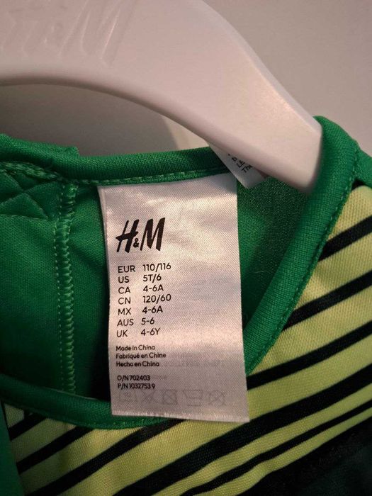 Kostium NINJAGO Lloyd H&M 110/116 – strój ninja z maską