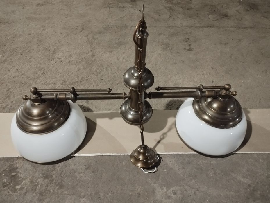 Lampa dwupunktowa Americano Coop 1850 nad stół regulowana szerokość