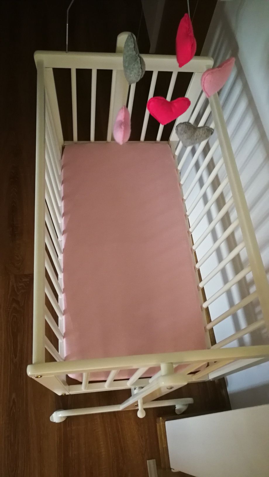 Kolyska łóżeczko dla dziecka z materacem 90x40cm
