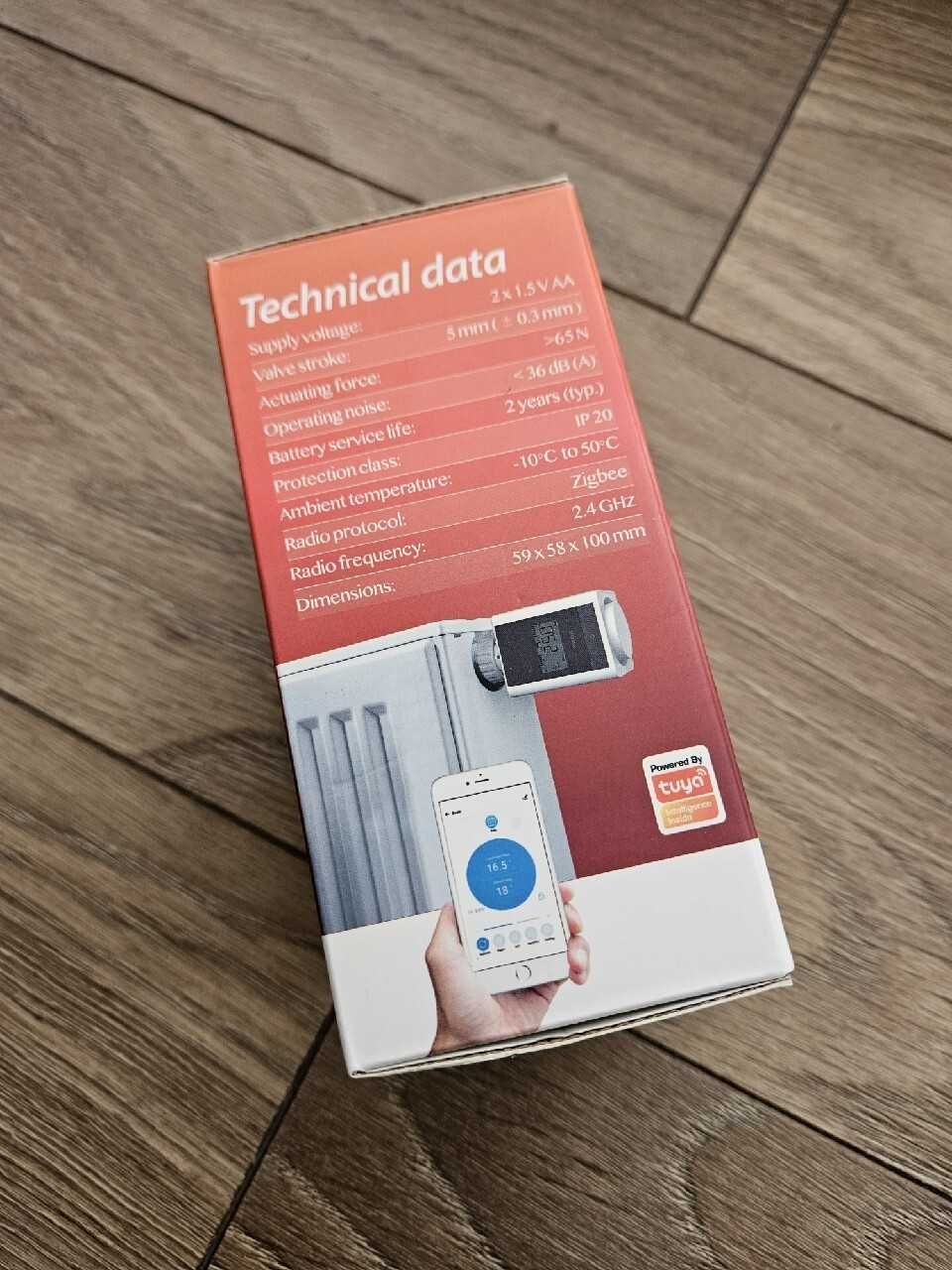 Zestaw: 5 x nowy termostat grzejnikowy Tuya Zigbee Home Assistant
